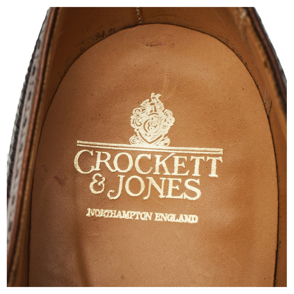 'Canterbury' Dark Brown Leather Oxford Brogues UK 10.5 G