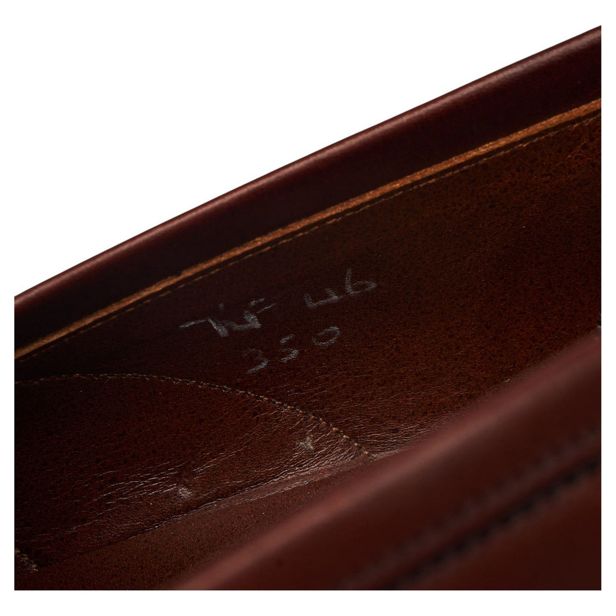 Masterclass Brown Leather Brogue Loafers UK 7.5 F