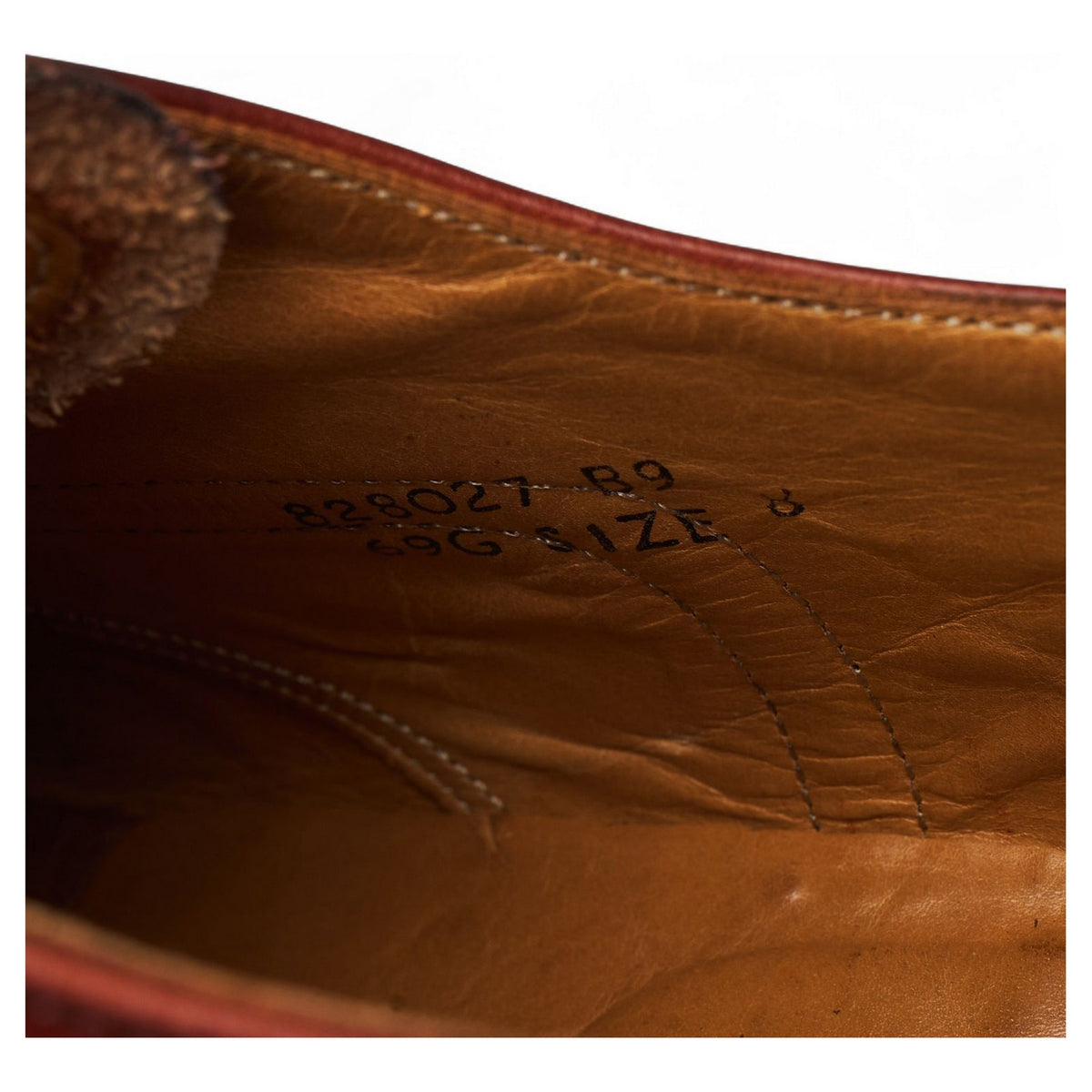 Tan Brown Leather Oxford Brogues UK 8 G