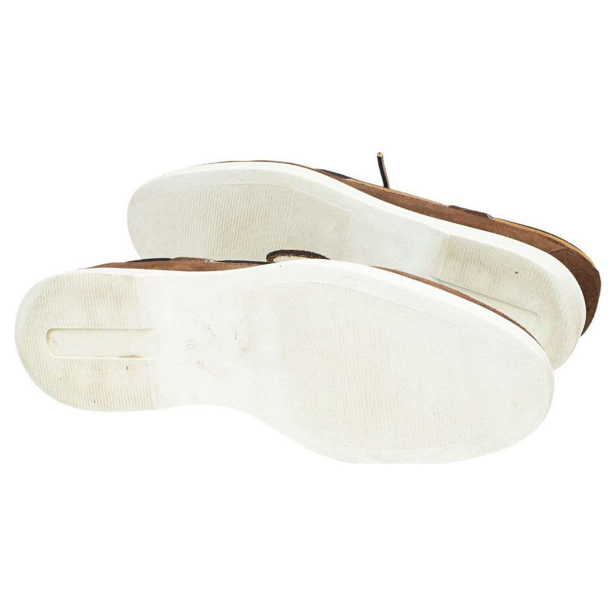 Brown Suede Boat Shoes UK 10