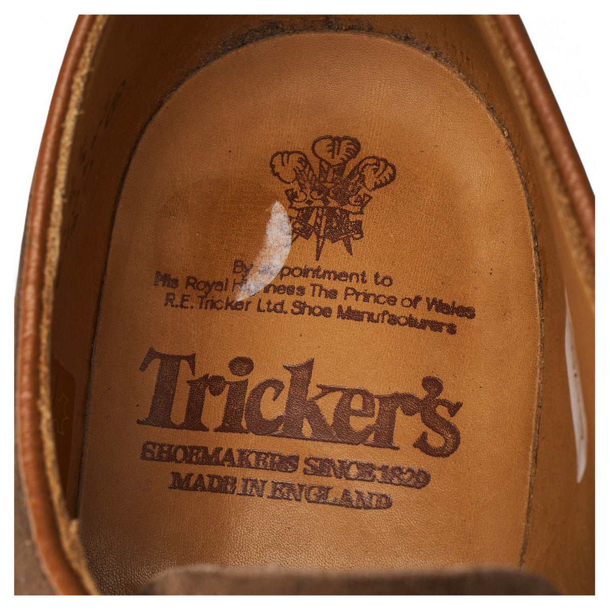 'George' Light Brown Suede Cap Toe Derby UK 8