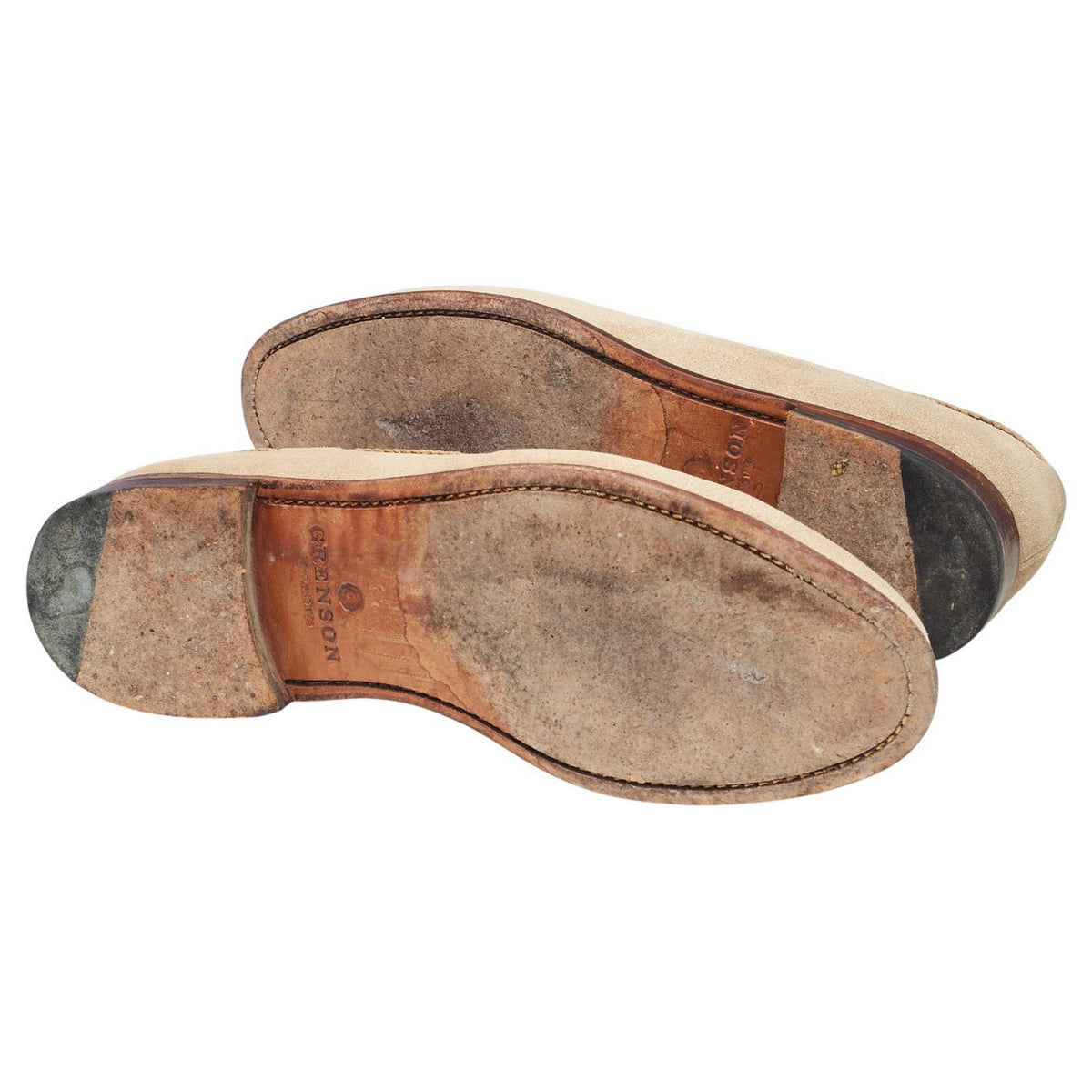 'Scottie' Beige Suede Tassel Loafers UK 8 E