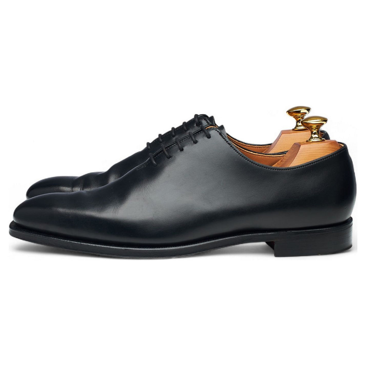 'Alex' Black Leather Wholecut Oxford UK 6.5 E