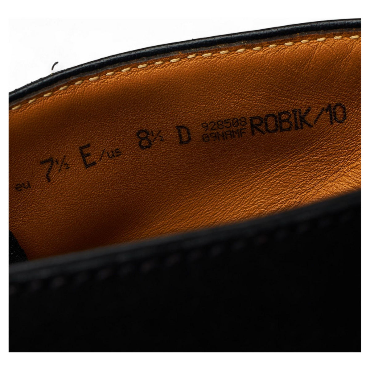 'Robik' Black Suede Chukka Boots UK 7.5 E