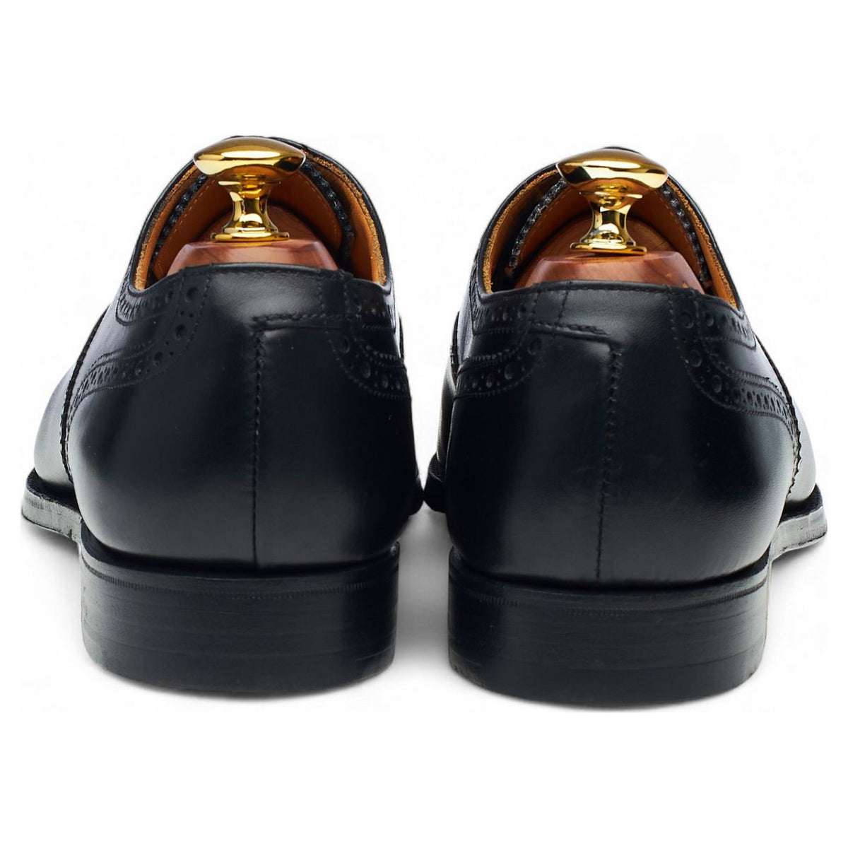 'Westminster' Black Leather Oxford Brogues UK 6.5 F