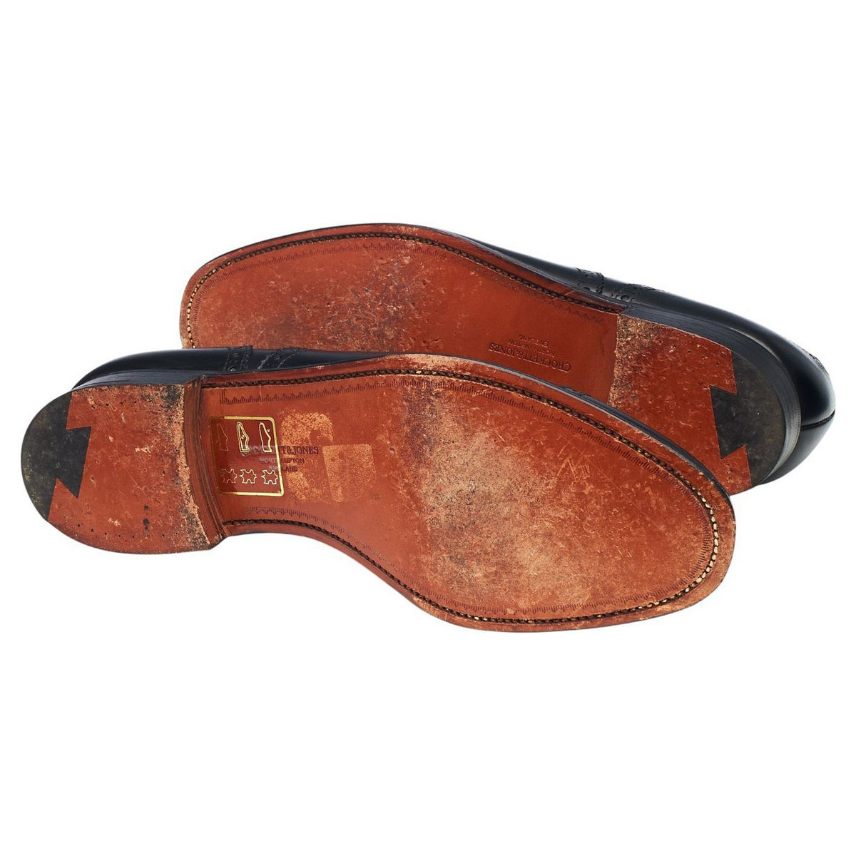 'Westminster' Black Leather Oxford Brogues UK 6.5 F