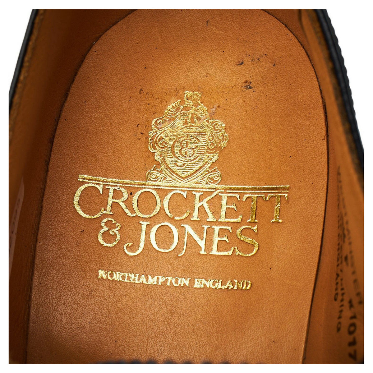 'Westminster' Black Leather Oxford Brogues UK 6.5 F