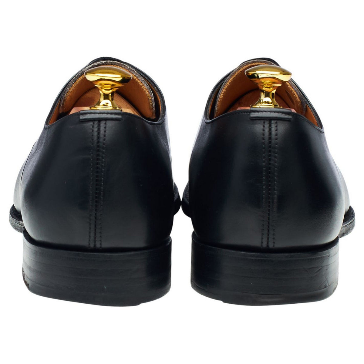 'Coram' Black Leather Derby UK 8 F