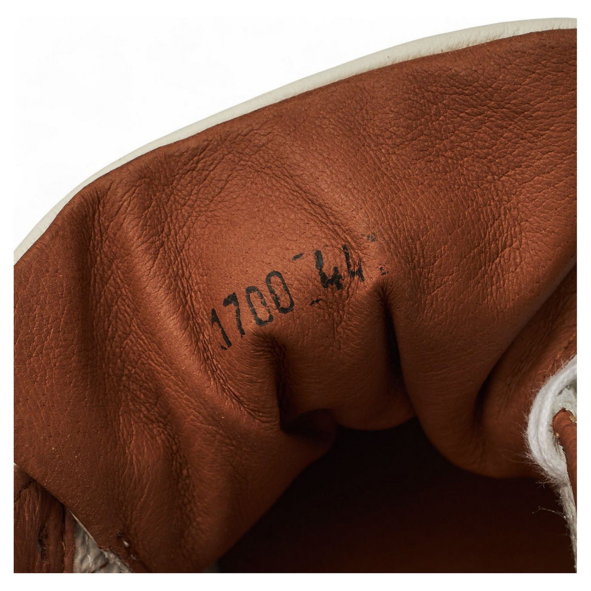 'German Military Trainer' White Leather Sneakers UK 10 EU 44