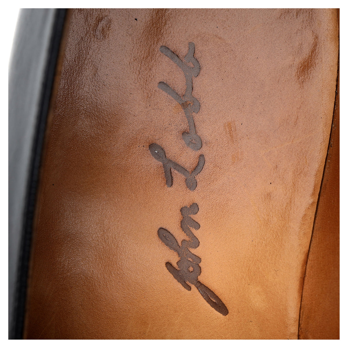 Bespoke Black Leather Monk Loafers UK 9.5 / UK 10