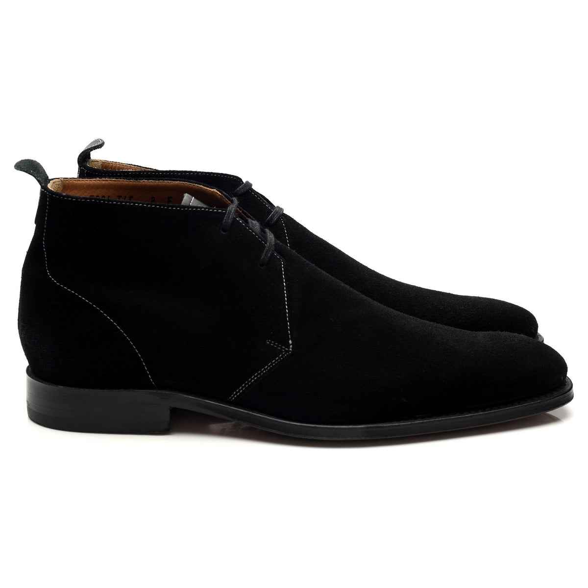 &#39;Smith&#39; Black Suede Chukka Boot UK 8 F