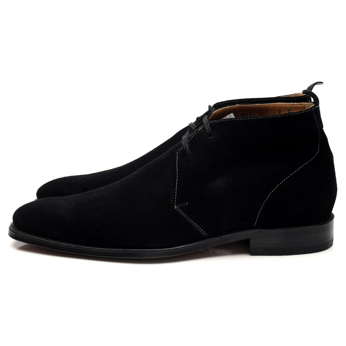 &#39;Smith&#39; Black Suede Chukka Boot UK 8 F