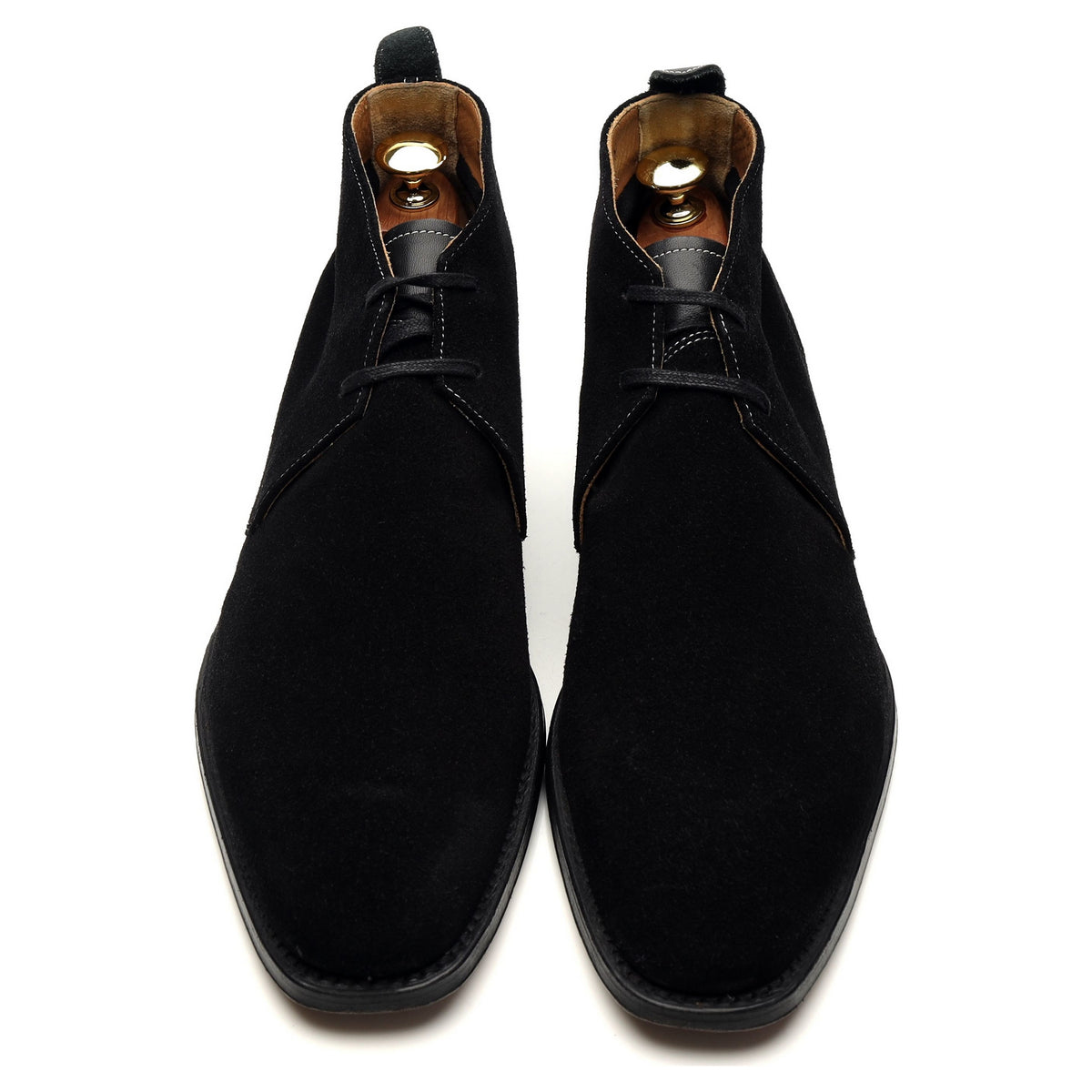 &#39;Smith&#39; Black Suede Chukka Boot UK 8 F