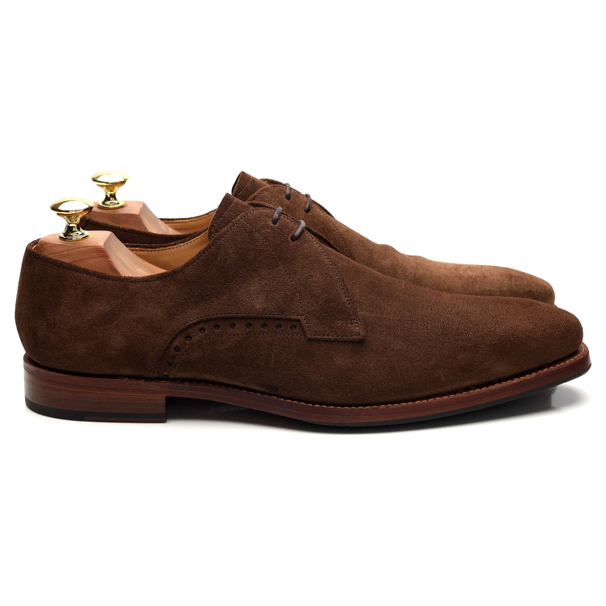 &#39;Oscar&#39; Brown Suede Derby UK 8 F