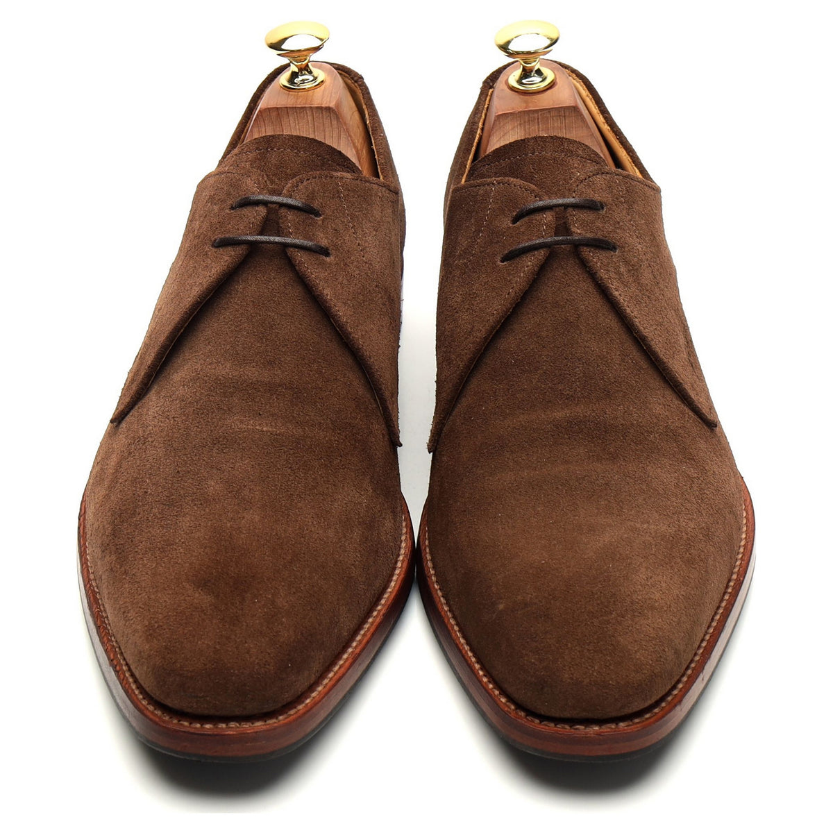 &#39;Oscar&#39; Brown Suede Derby UK 8 F