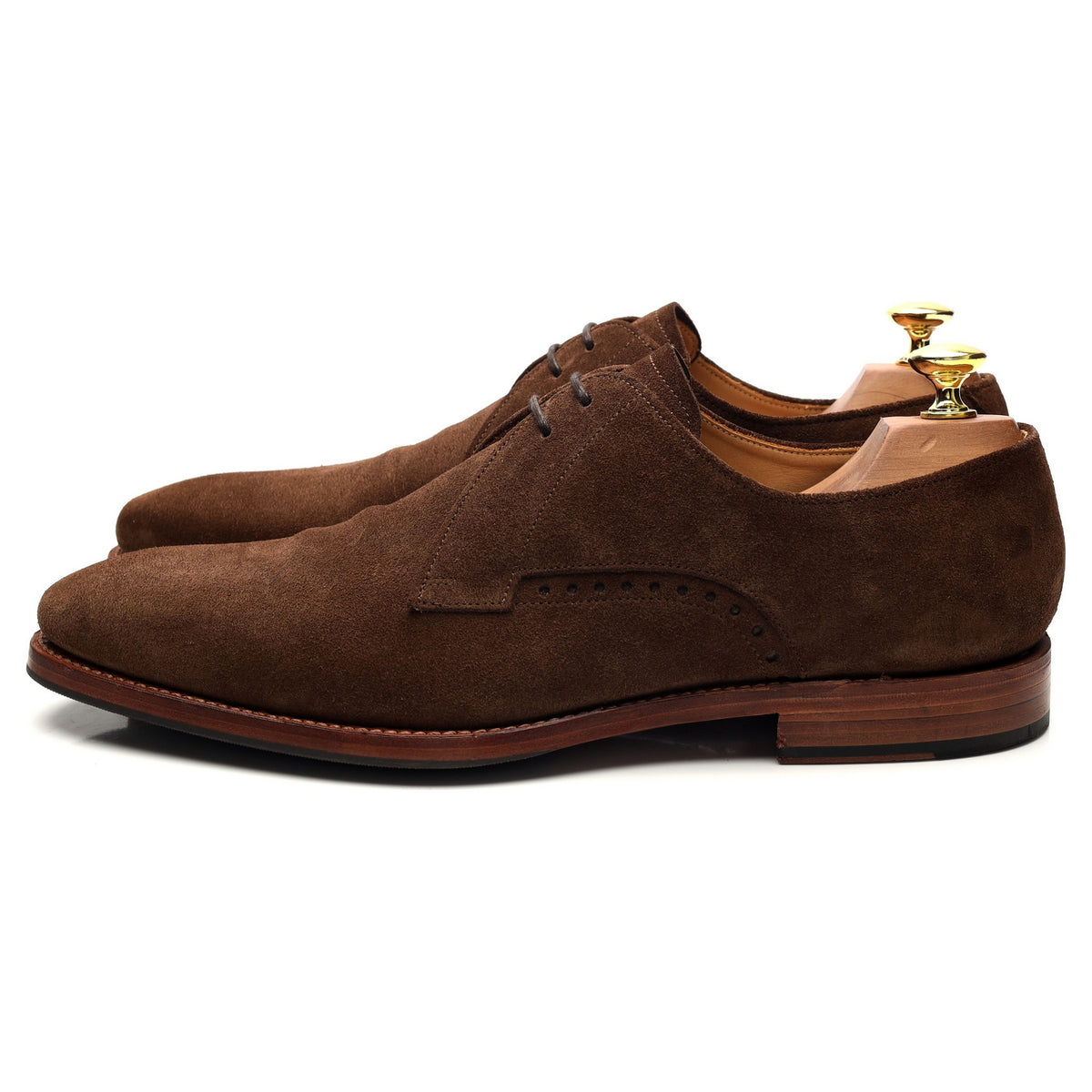 &#39;Oscar&#39; Brown Suede Derby UK 8 F