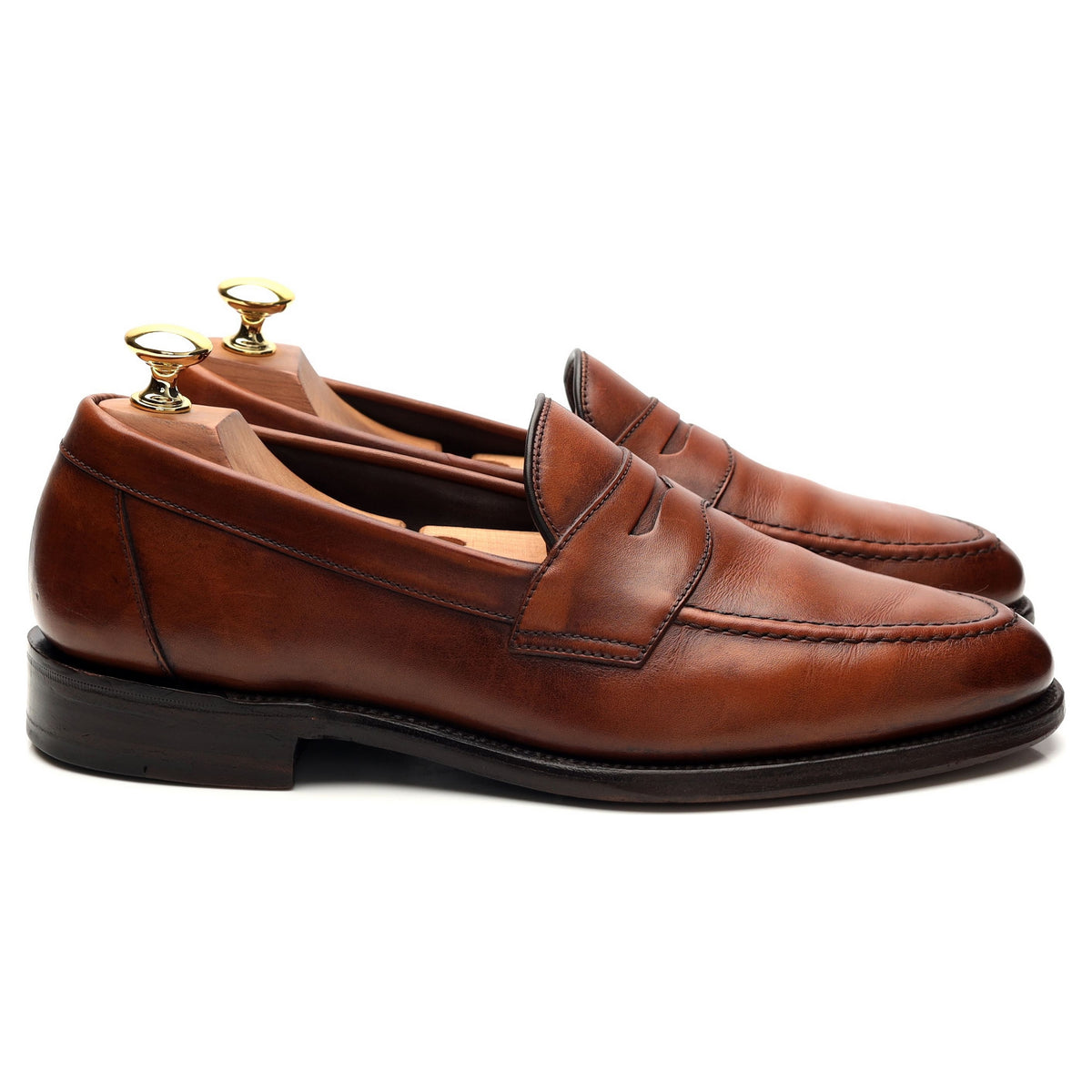 1880 &#39;Hornbeam&#39; Brown Leather Loafer UK 6.5 F