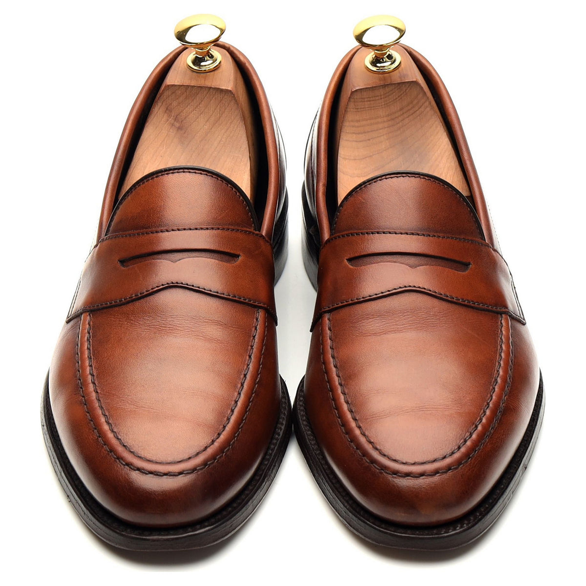 1880 &#39;Hornbeam&#39; Brown Leather Loafer UK 6.5 F