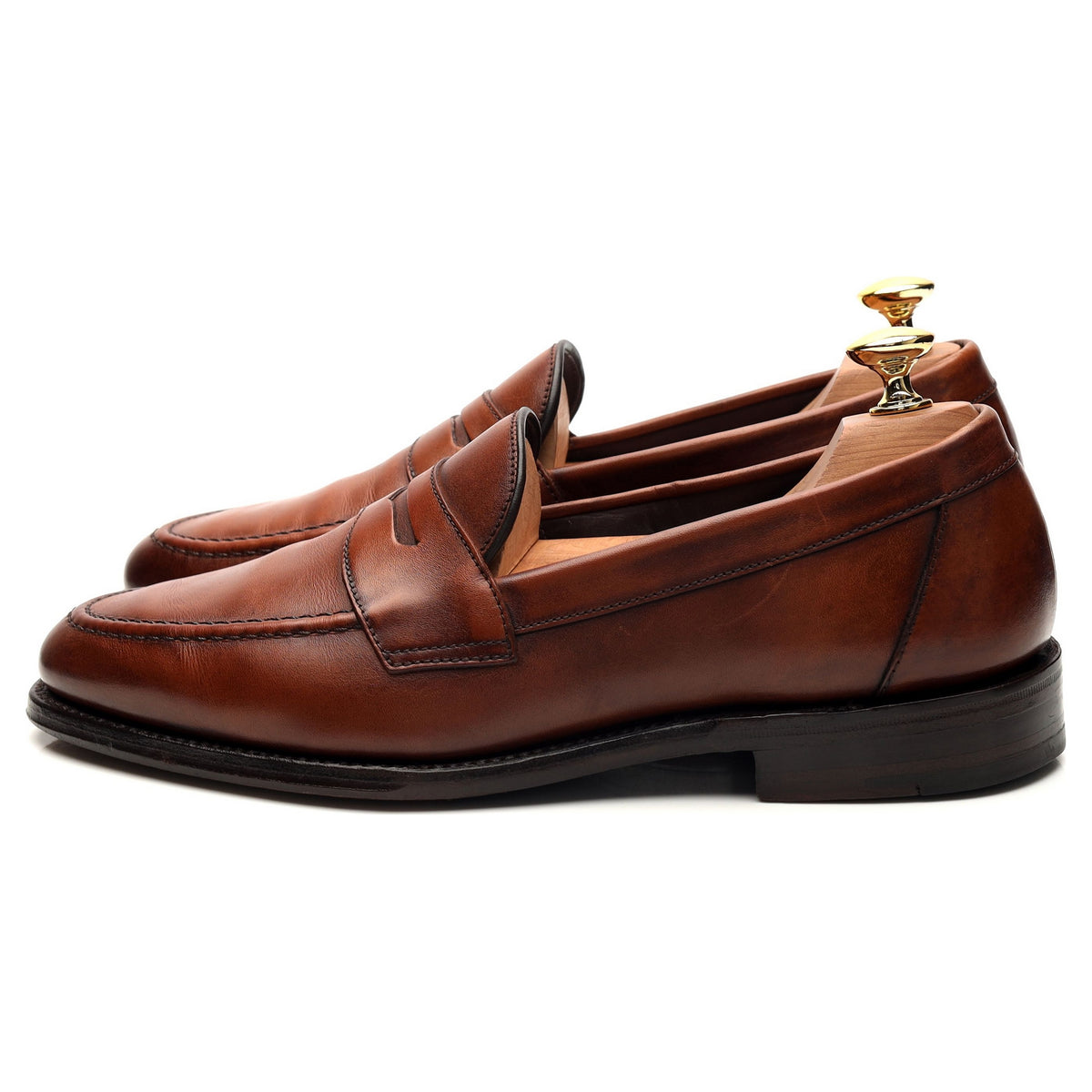 1880 &#39;Hornbeam&#39; Brown Leather Loafer UK 6.5 F