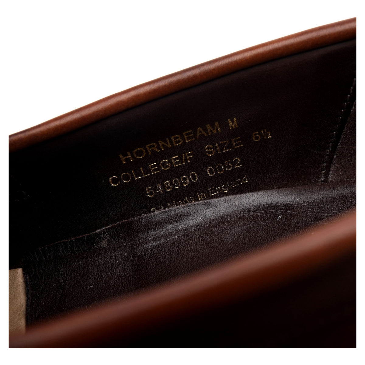 1880 &#39;Hornbeam&#39; Brown Leather Loafer UK 6.5 F