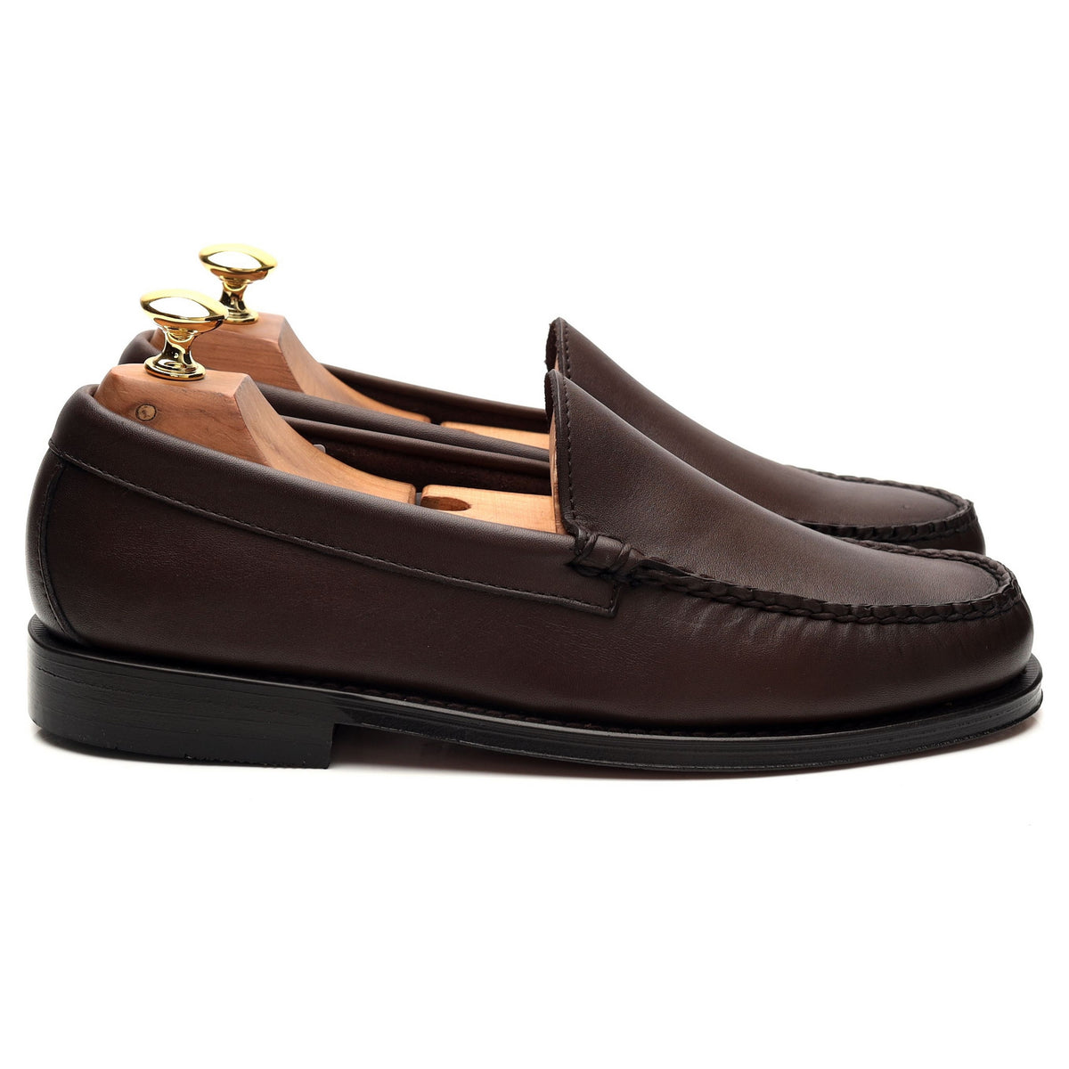 &#39;Weejuns&#39; Dark Brown Leather Loafer UK 6