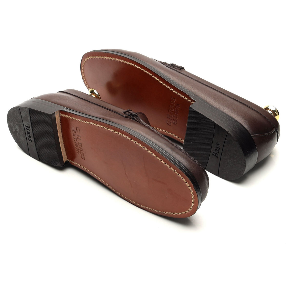 &#39;Weejuns&#39; Dark Brown Leather Loafer UK 6