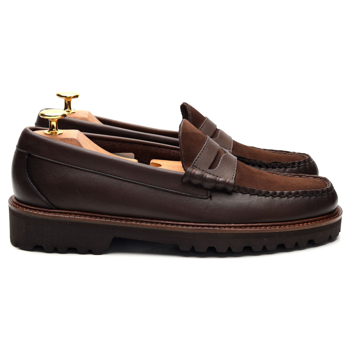 Weejuns &#39;90s Larson&#39; Dark Brown Leather Loafer UK 6