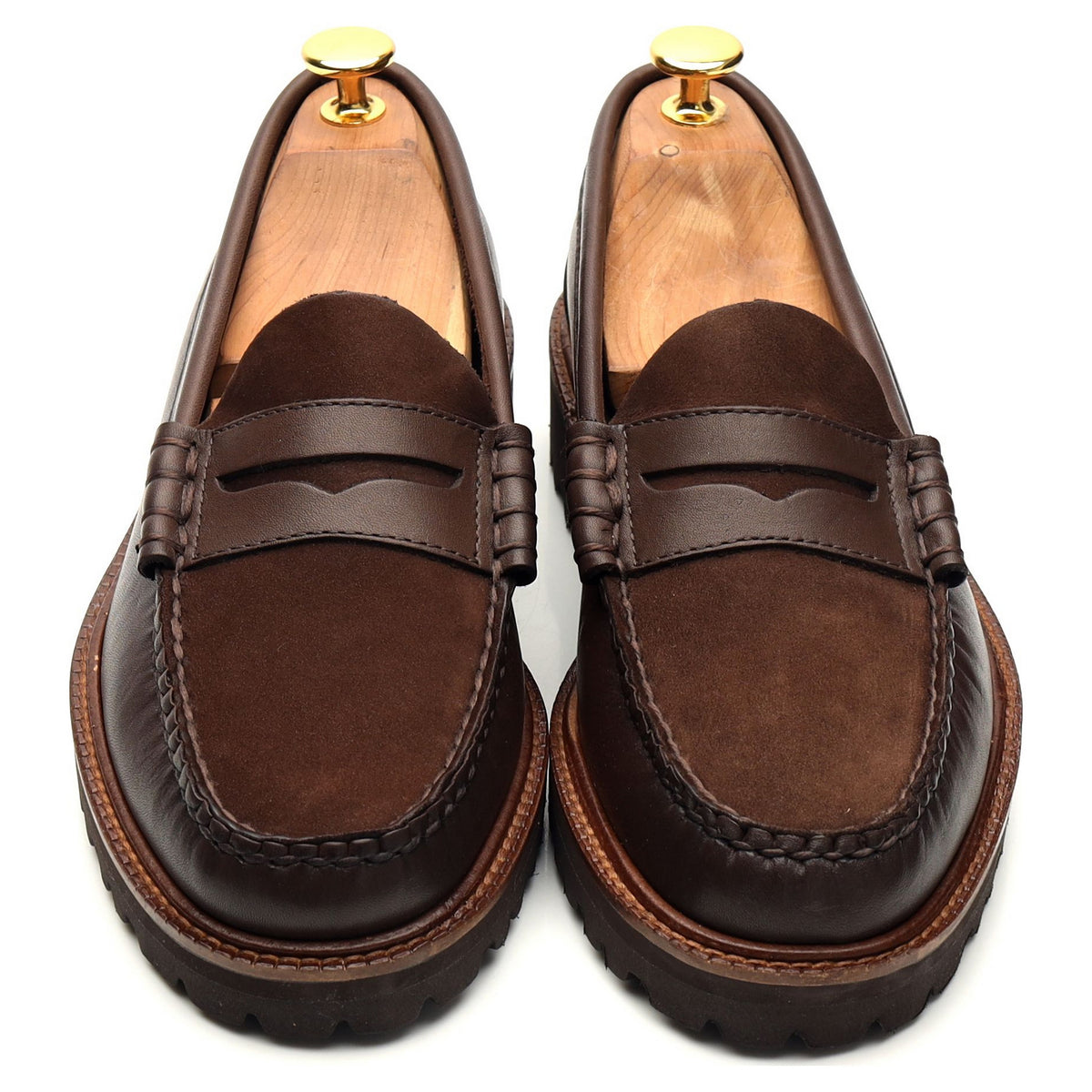 Weejuns &#39;90s Larson&#39; Dark Brown Leather Loafer UK 6