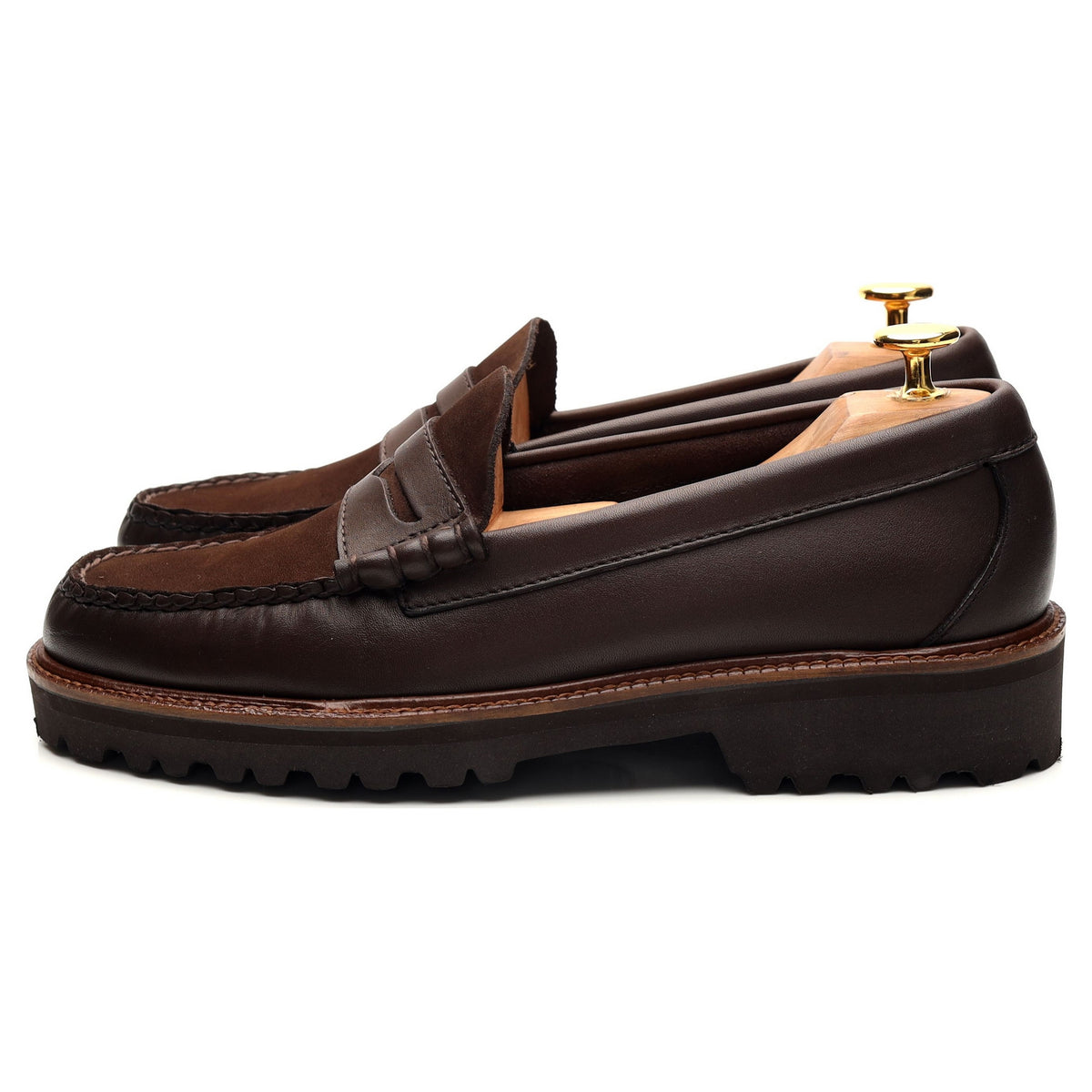 Weejuns &#39;90s Larson&#39; Dark Brown Leather Loafer UK 6