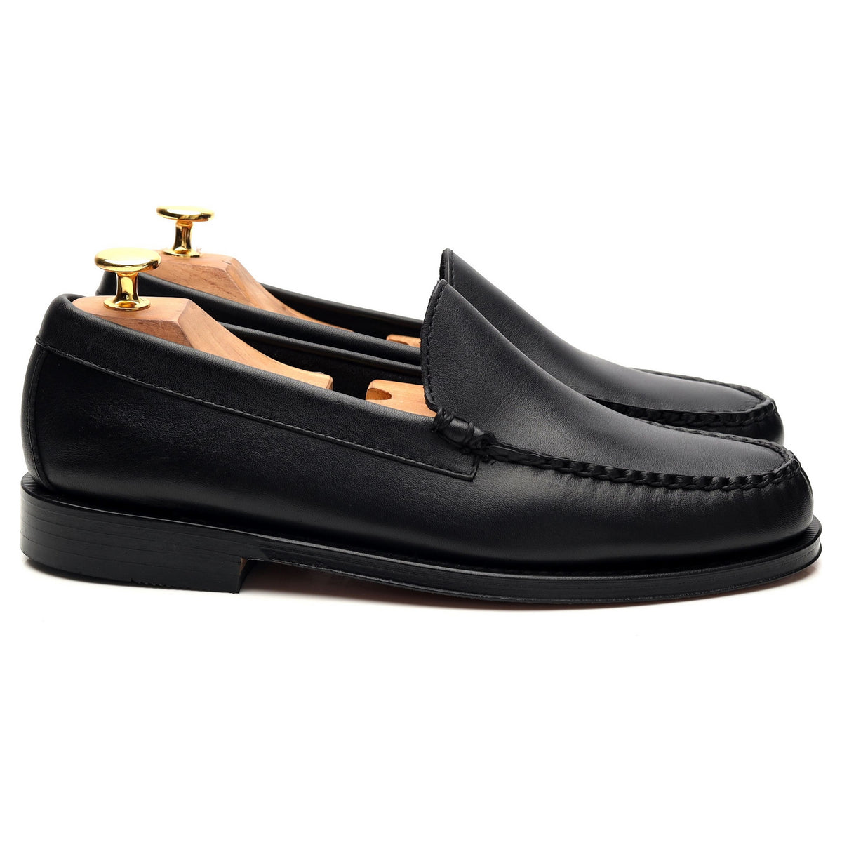 &#39;Weejuns&#39; Black Leather Loafer UK 6