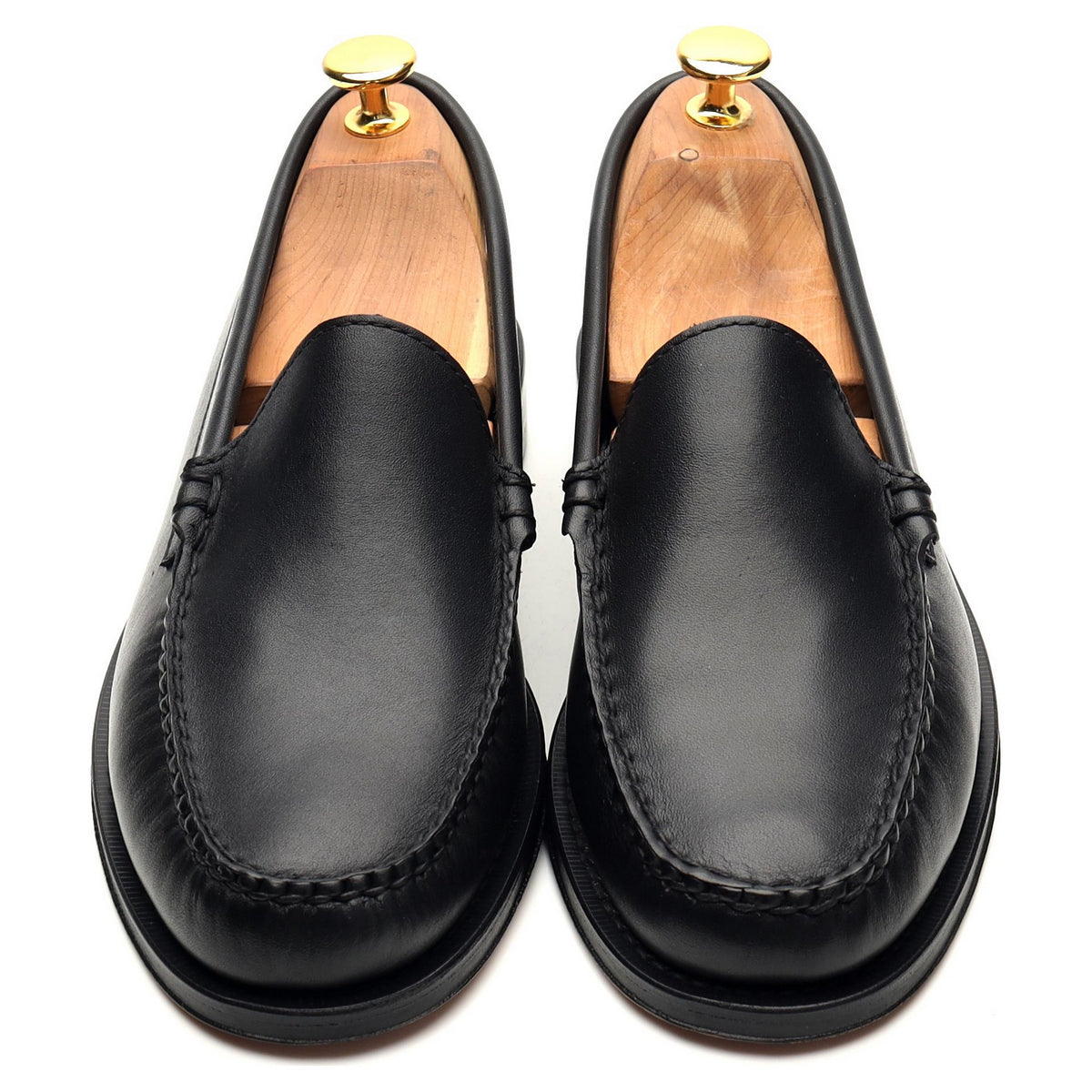 &#39;Weejuns&#39; Black Leather Loafer UK 6