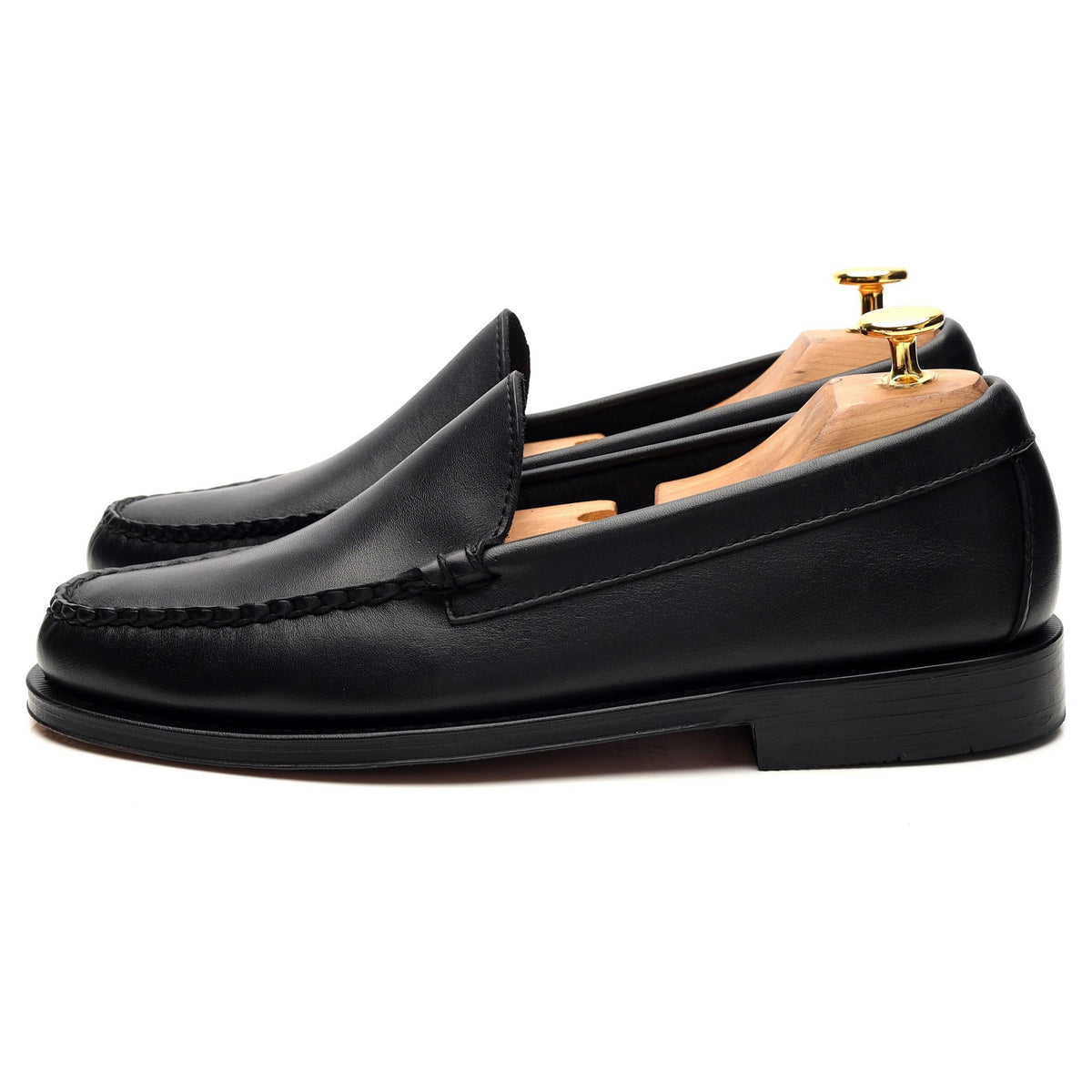 &#39;Weejuns&#39; Black Leather Loafer UK 6