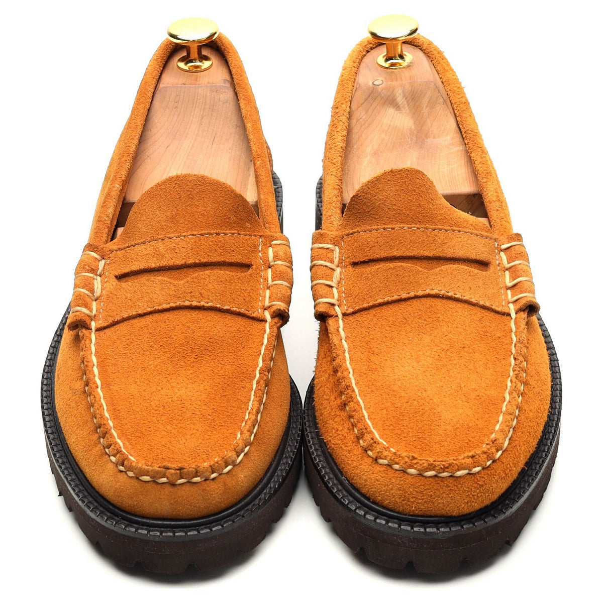 Weejuns &#39;90s Larson&#39; Tan Brown Suede Loafer UK 6