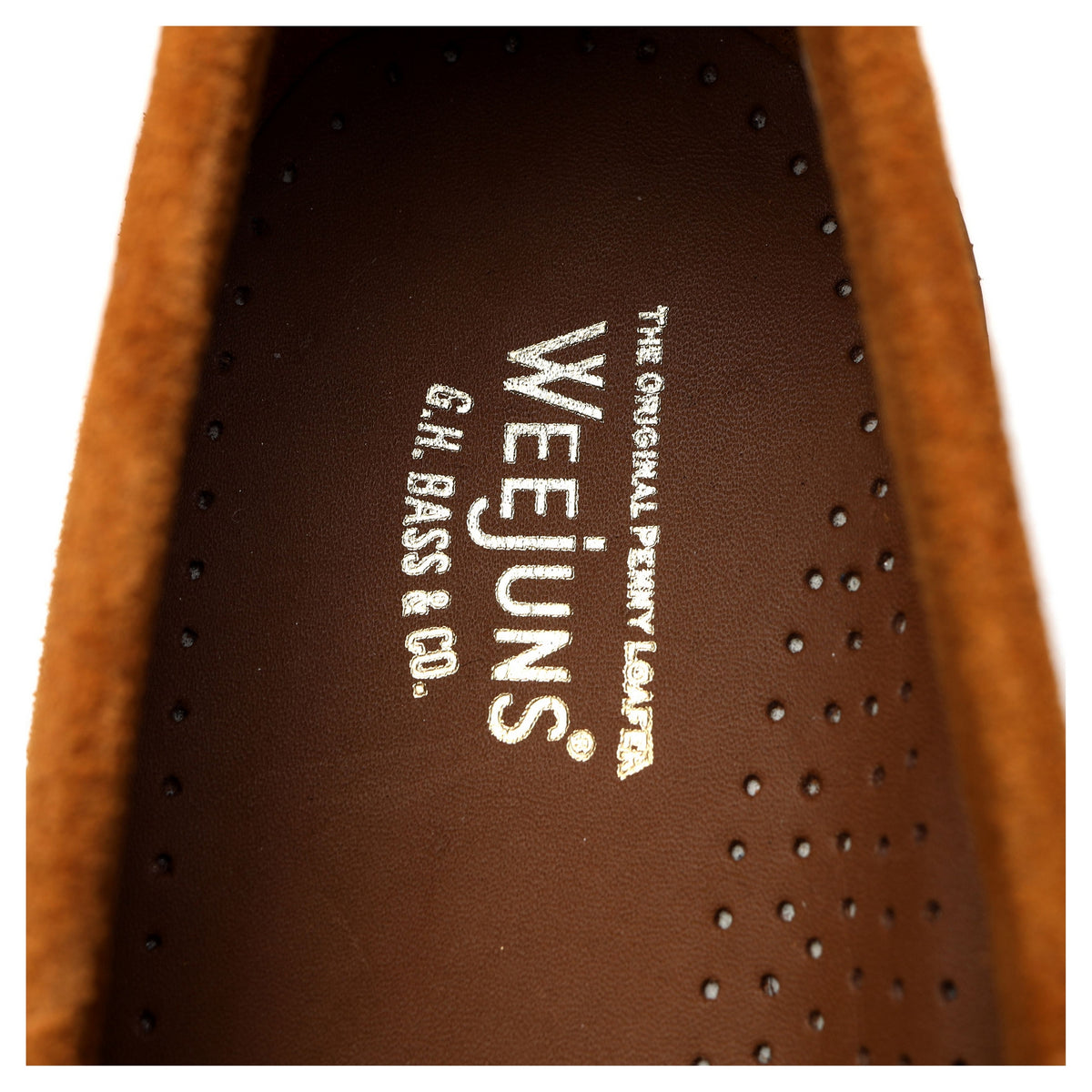 Weejuns &#39;90s Larson&#39; Tan Brown Suede Loafer UK 6