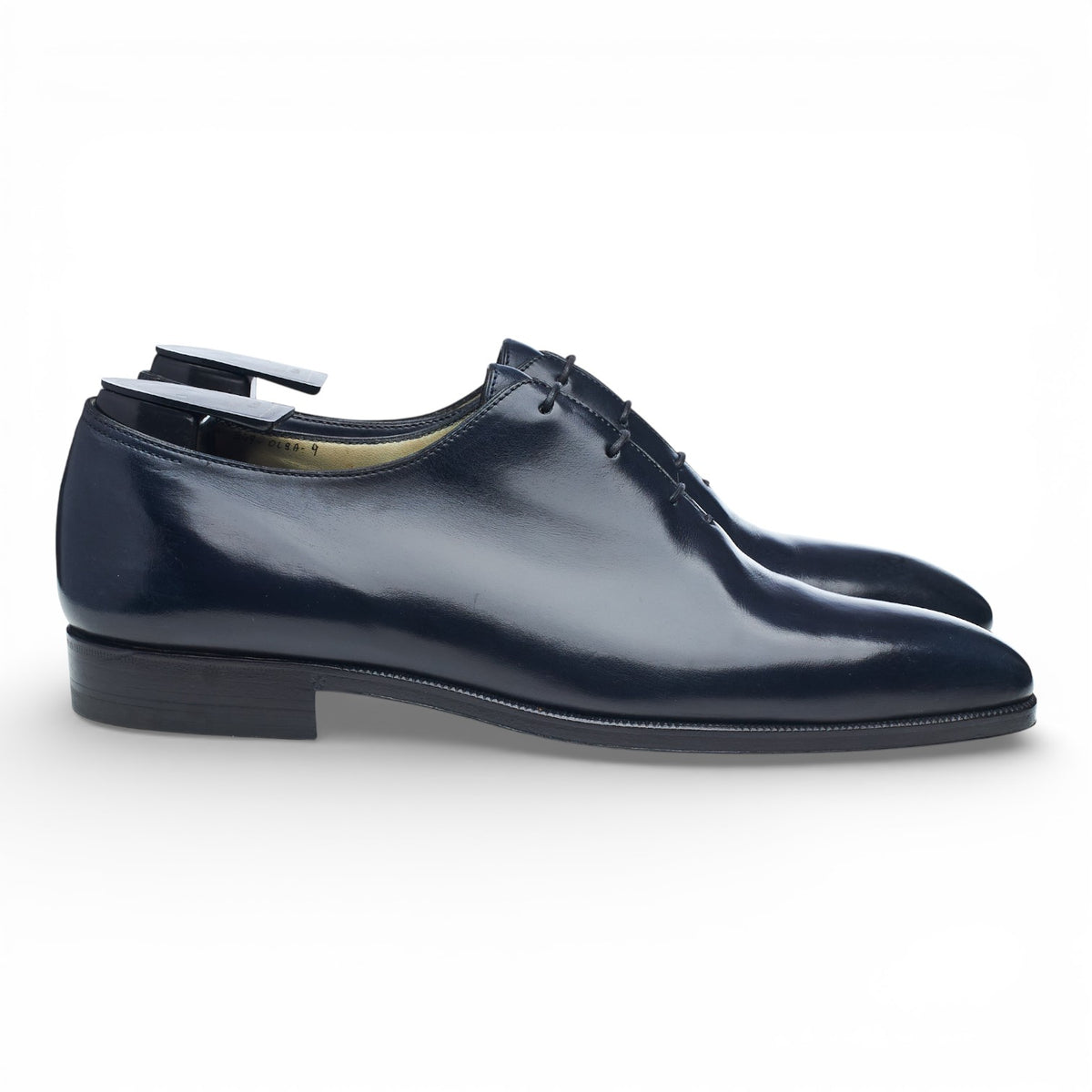 Navy Blue Leather Wholecut Oxford UK 9