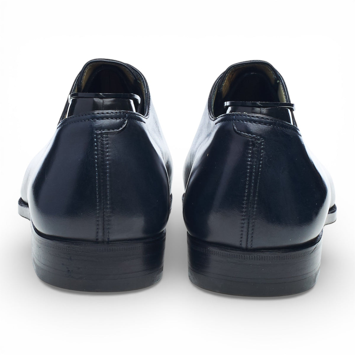 Navy Blue Leather Wholecut Oxford UK 9