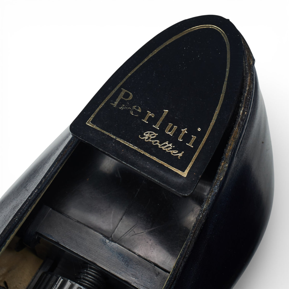 Navy Blue Leather Wholecut Oxford UK 9