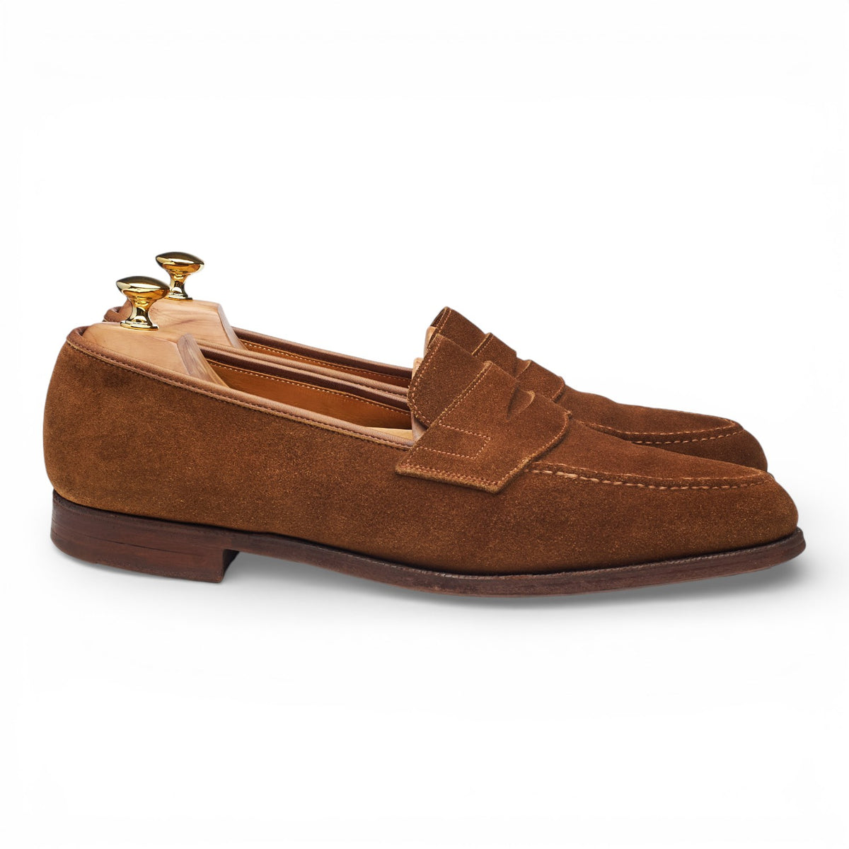 Shipton & Heneage 'Wilton' Snuff Brown Suede Loafers UK 12 E