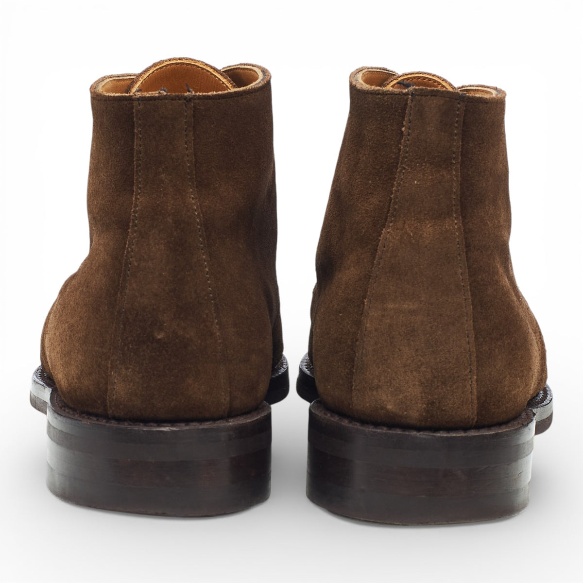 'Orton' Brown Suede Chukka Boots UK 8 F