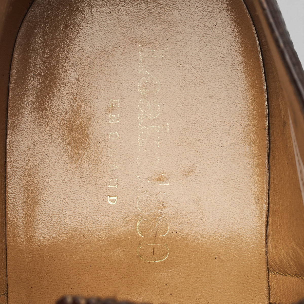 1880 'Exeter' Dark Brown Leather Oxford Brogues UK 8 F