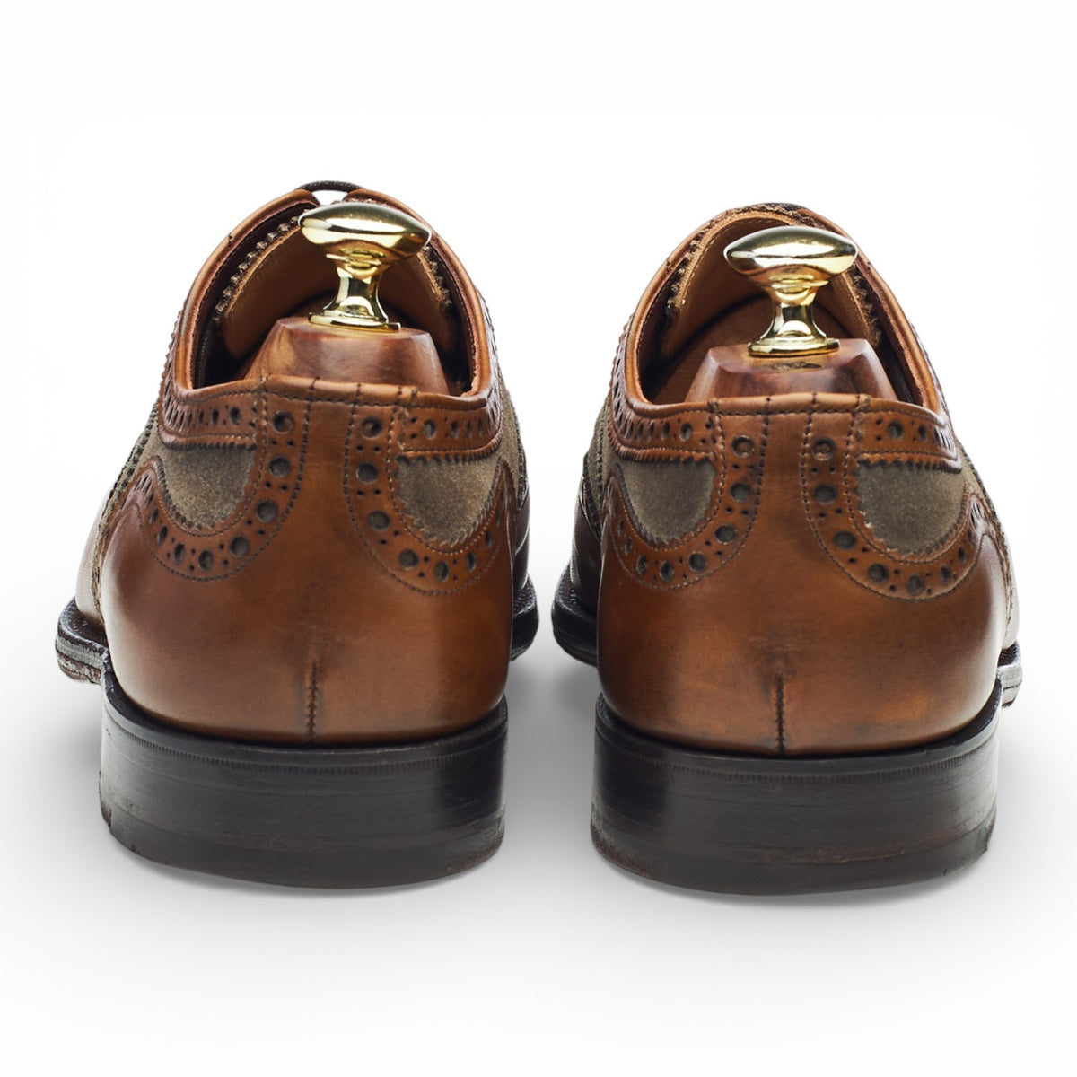 Herring 'Fencote' Brown Leather Oxford Brogues UK 7 F