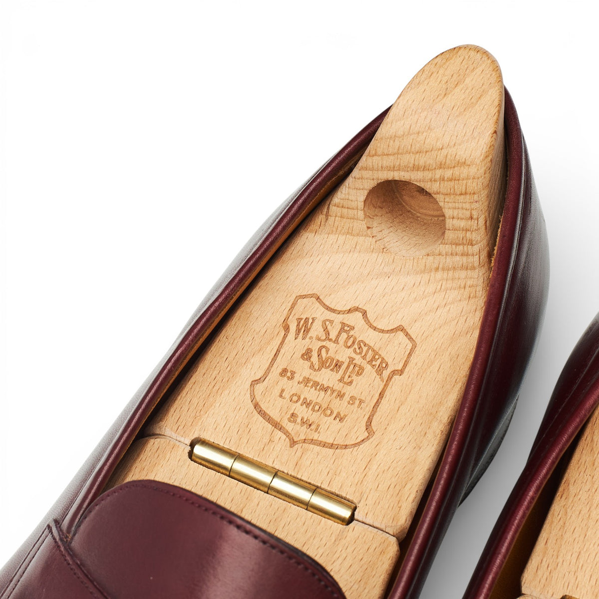 'Monet' Burgundy Leather Loafers UK 8 E