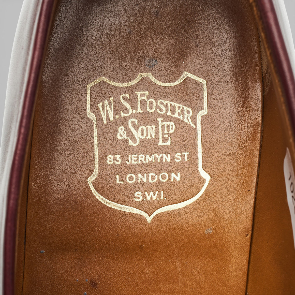 'Monet' Burgundy Leather Loafers UK 8 E