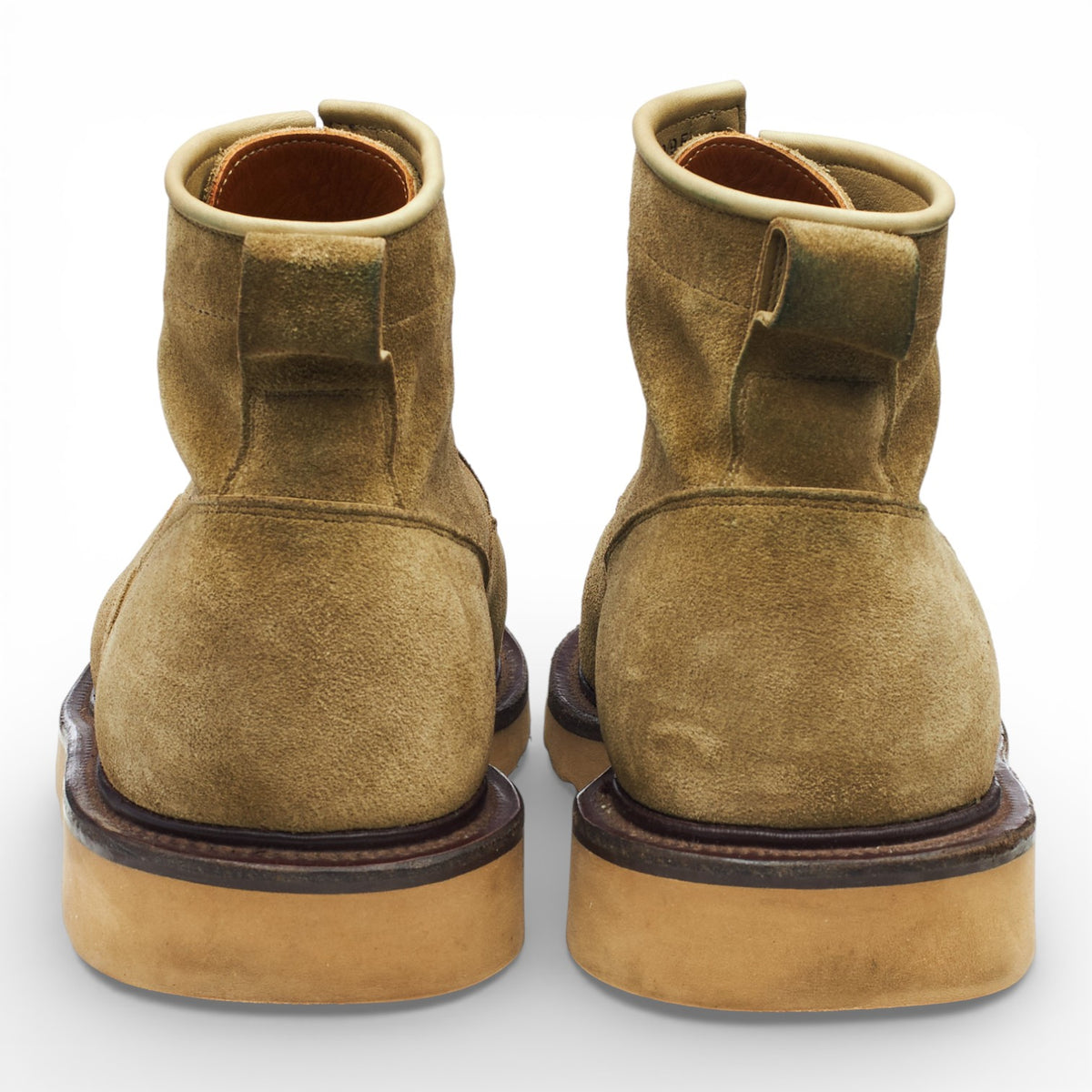 'Scout' Beige Suede Service Boots UK 9 E