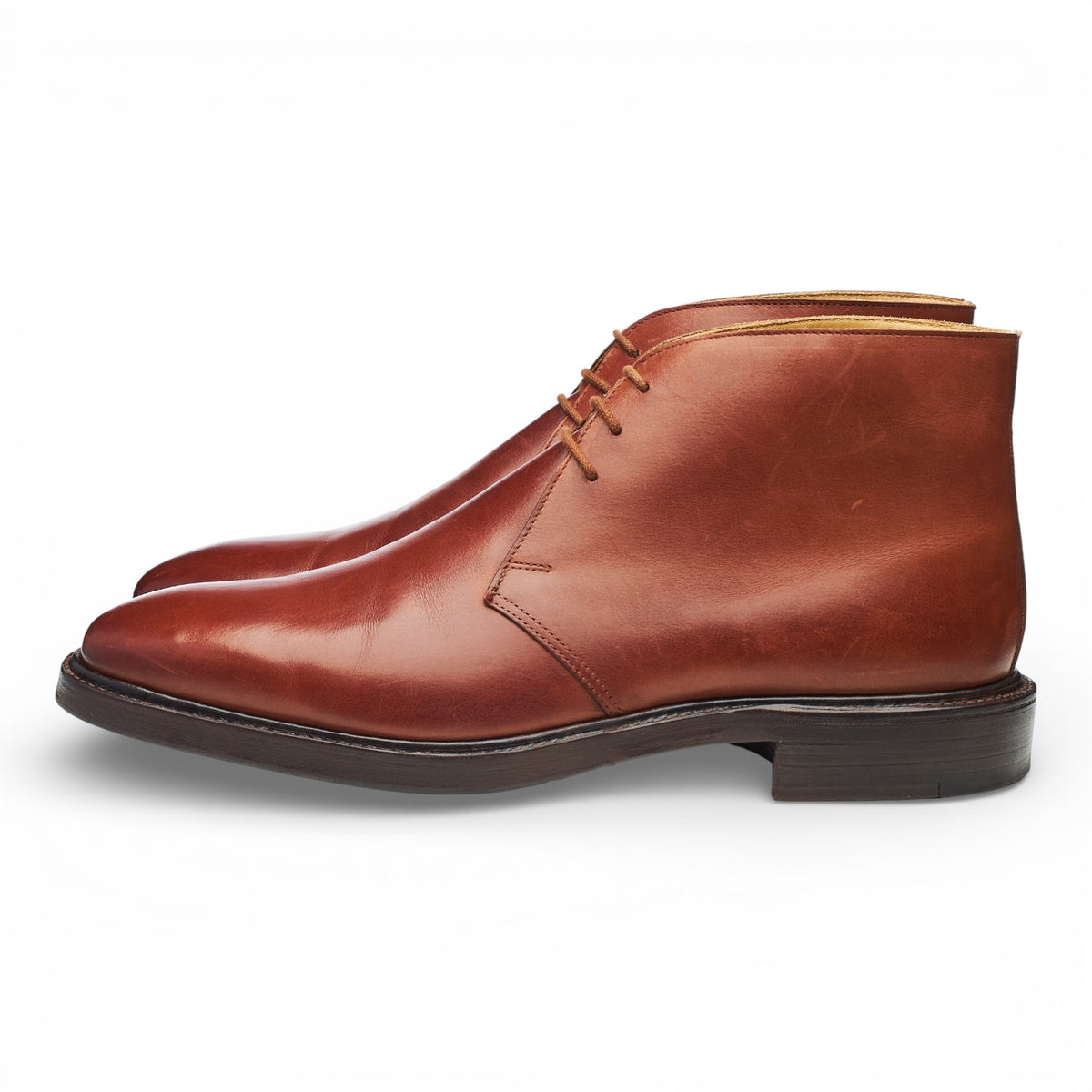 'Holborn' Tan Brown Leather Chukka Boots UK 10 E