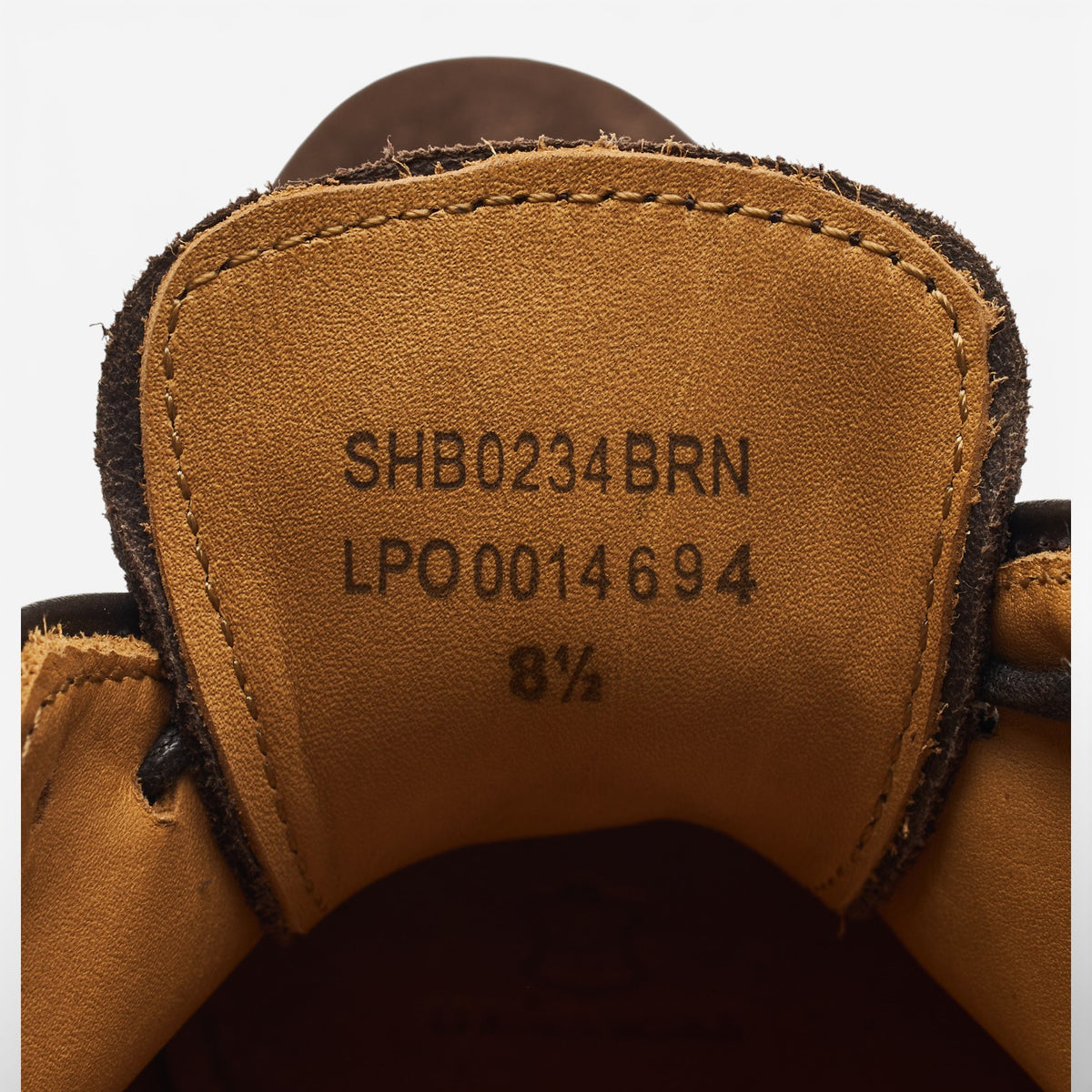 Charles Tyrwhitt Dark Brown Suede Wholecut UK 8.5