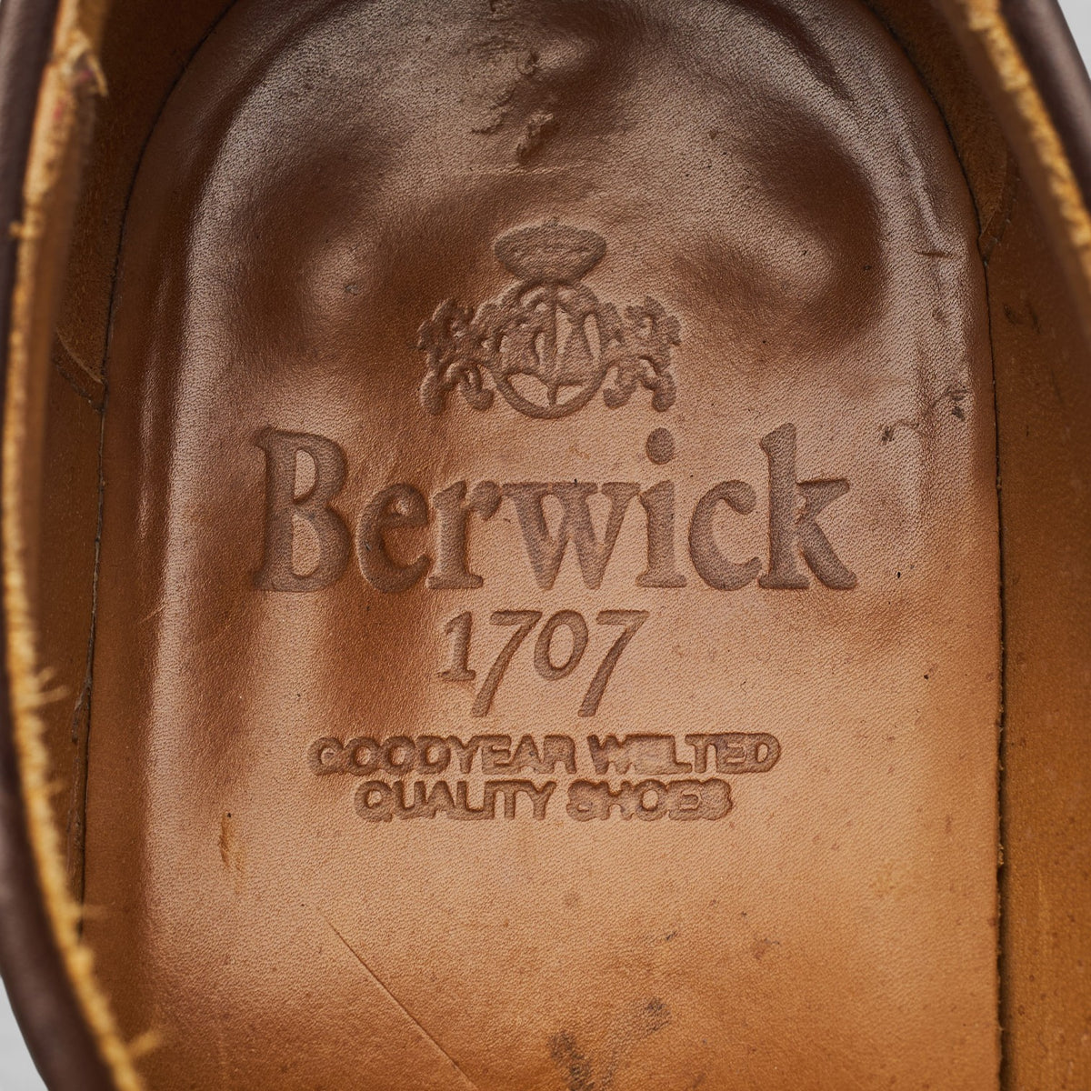 '4169' Brown Grain Leather Derby UK 7