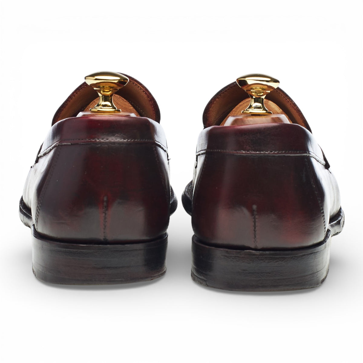 'Hadley' Burgundy Leather Loafers UK 6.5 F