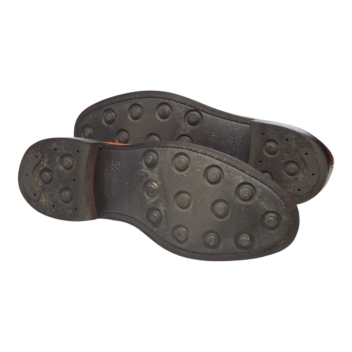 'Nairn' Tan Brown Grain Leather Derby UK 11 F