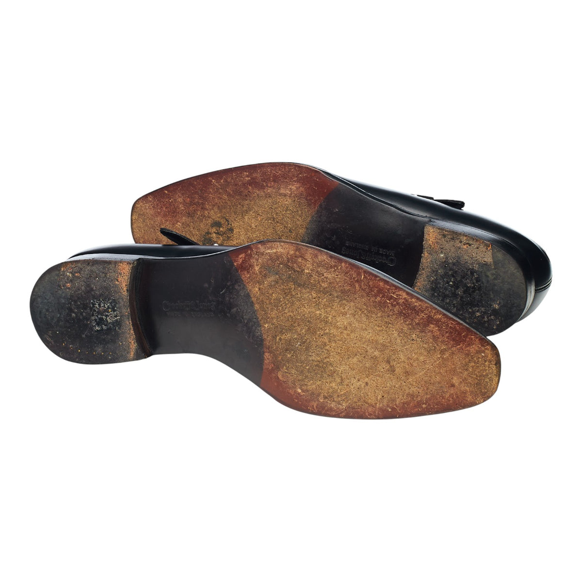 'Winston' Black Leather Monk Strap UK 9 E